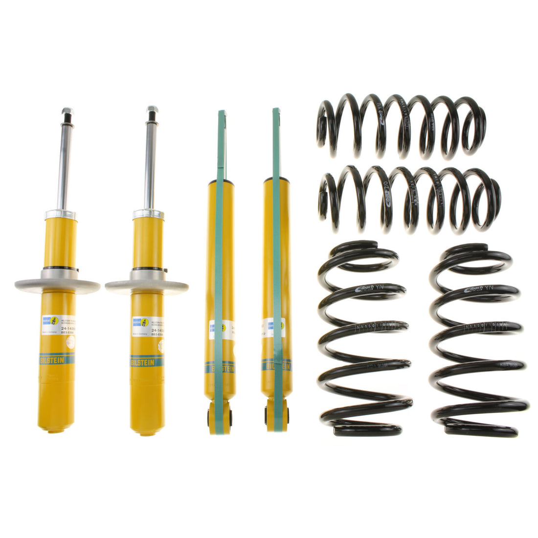 Bilstein 46-183354 - Suspension Kit Audi A4 Quattro 2012-2009 Monotube Front Lowered Height 30mm, up to 1105kg Axle Load Rear Lowered Height 30mm, up to 1225kg Axle Load Without Electronic or Self-Leveling Suspension B12 (Pro-Kit) Bilstein 1