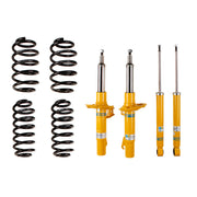 Bilstein 46-184153 - Suspension Kit Volkswagen Rabbit 2009-2006 Monotube Front Lowered Height 30mm, up to 1150kg Axle Load Rear Lowered Height 30mm, up to 1010kg Axle Load With 50mm Outside Strut Diameter B12 (Pro-Kit) Bilstein 1
