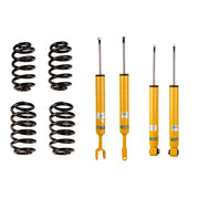 Bilstein 46-188564 - Suspension Kit Audi A4 Quattro 2008-2002 Monotube Front Lowered Height 30mm, up to 1090kg Axle Load Rear Lowered Height 30mm, up to 1150kg Axle Load From Chassis # 8E-5-400001 B12 (Pro-Kit) Bilstein 1