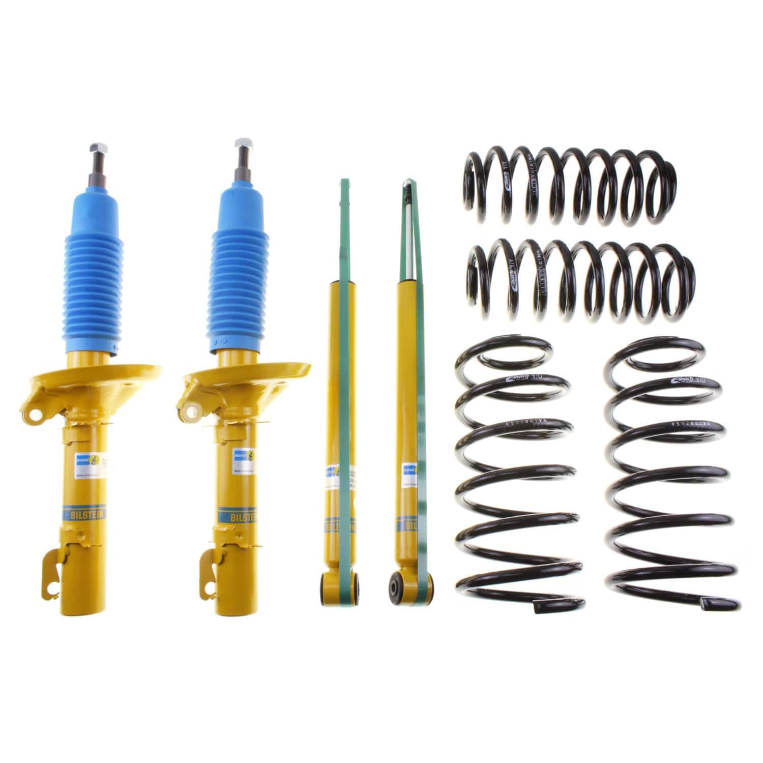 Bilstein Suspension Bilstein 46-189578 - Suspension Kit Audi TT 2006-2001 Monotube Front Lowered Height 25mm, up to 1040kg Axle Load Rear Lowered Height 25mm, up to 820kg Axle Load B12 (Pro-Kit) Bilstein