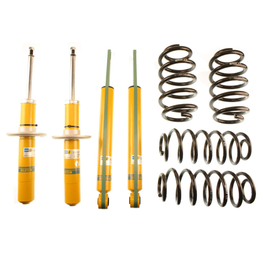 Bilstein Suspension Bilstein 46-189721 Suspension Kit Monotube Front Lowered Height 25mm Rear Lowered Height 20mm B12 Pro-Kit