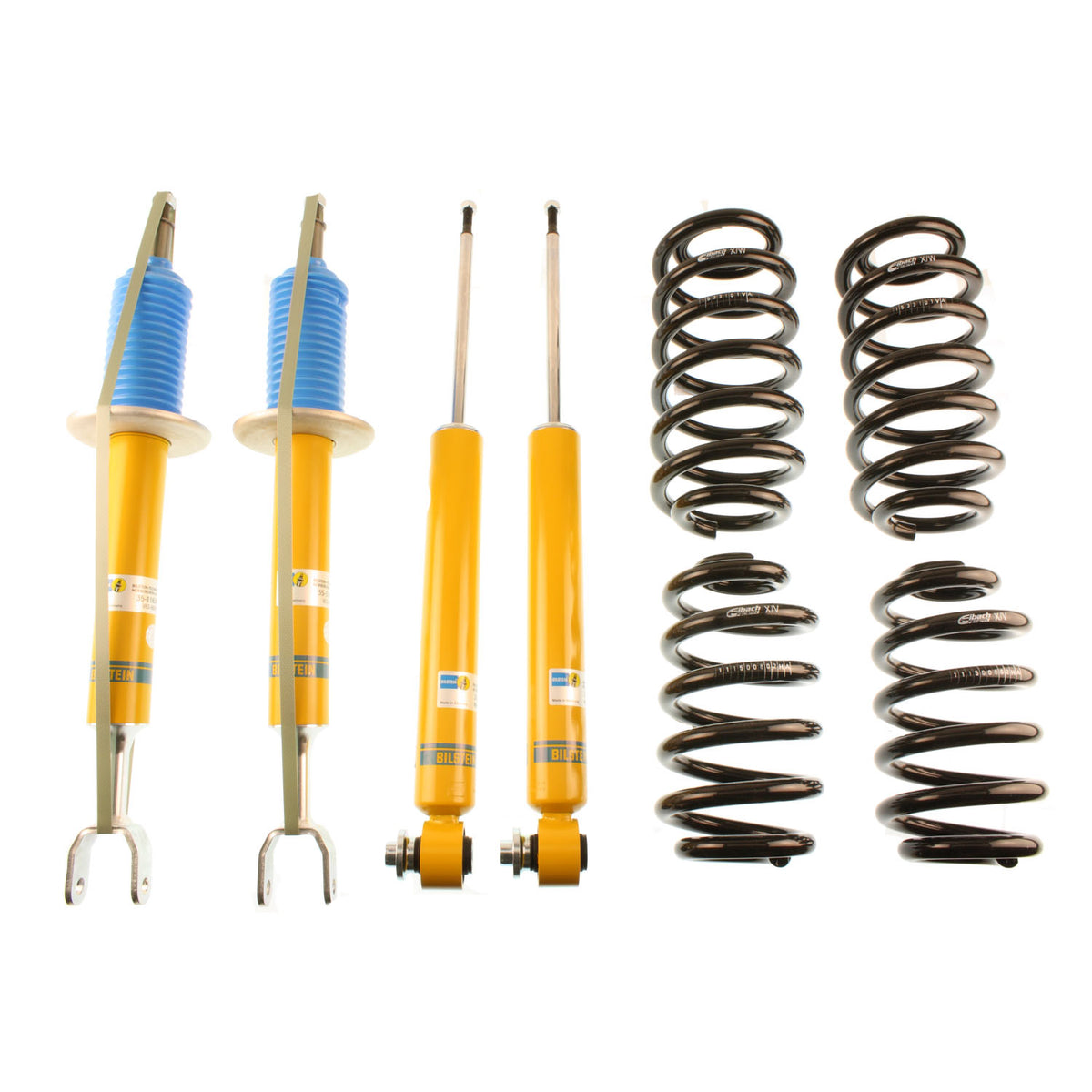 Bilstein 46-189851 - Suspension Kit Audi A6 Quattro 2011-2005 Monotube Front Lowered Height 30mm, up to 1215kg Axle Load Rear Lowered Height 30mm, up to 1240kg Axle Load Without Self-Leveling Suspension B12 (Pro-Kit) Bilstein 1