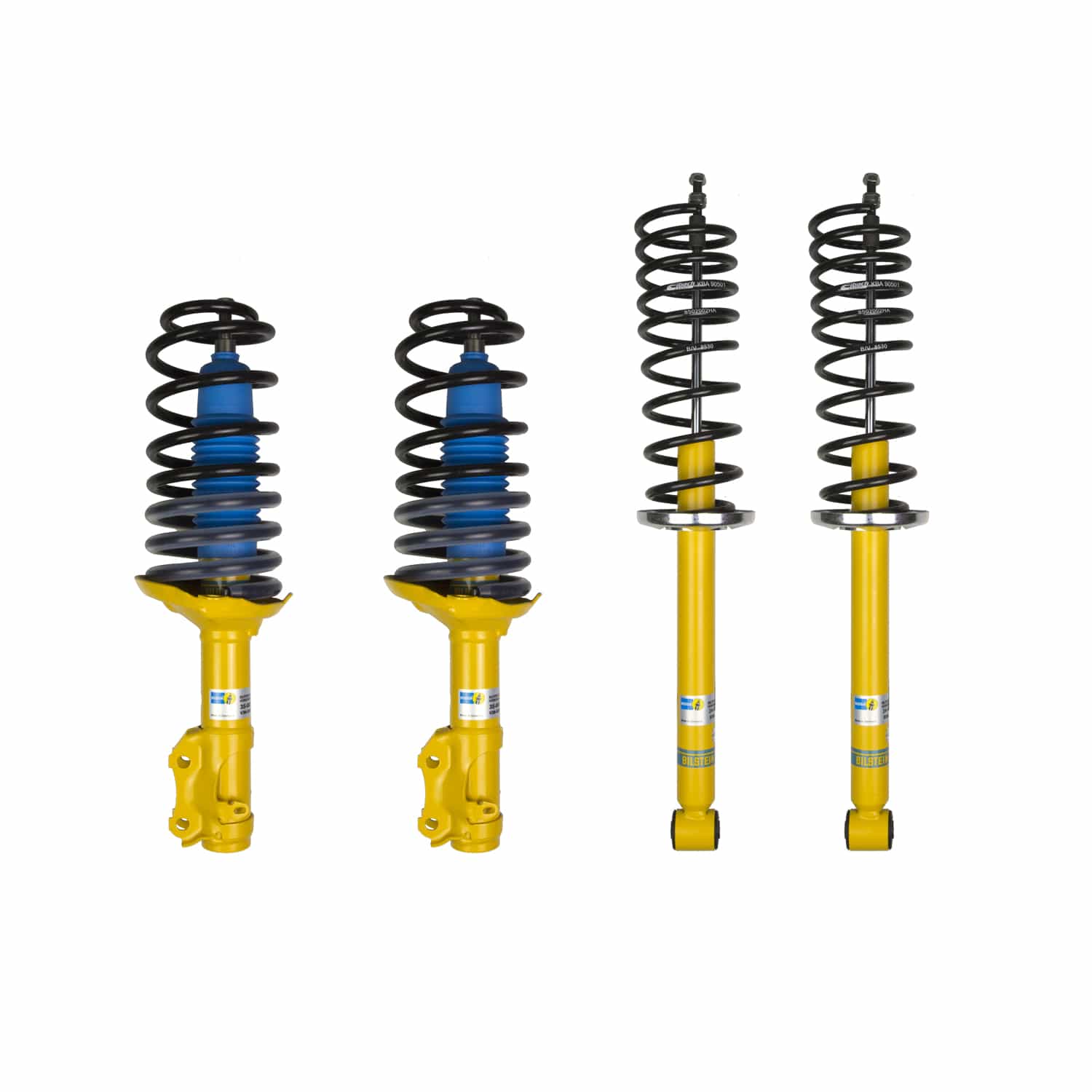 Bilstein Suspension Bilstein 46-189967 Suspension Kit Monotube Front Rear Lowered Height 20mm B12 Pro-Kit