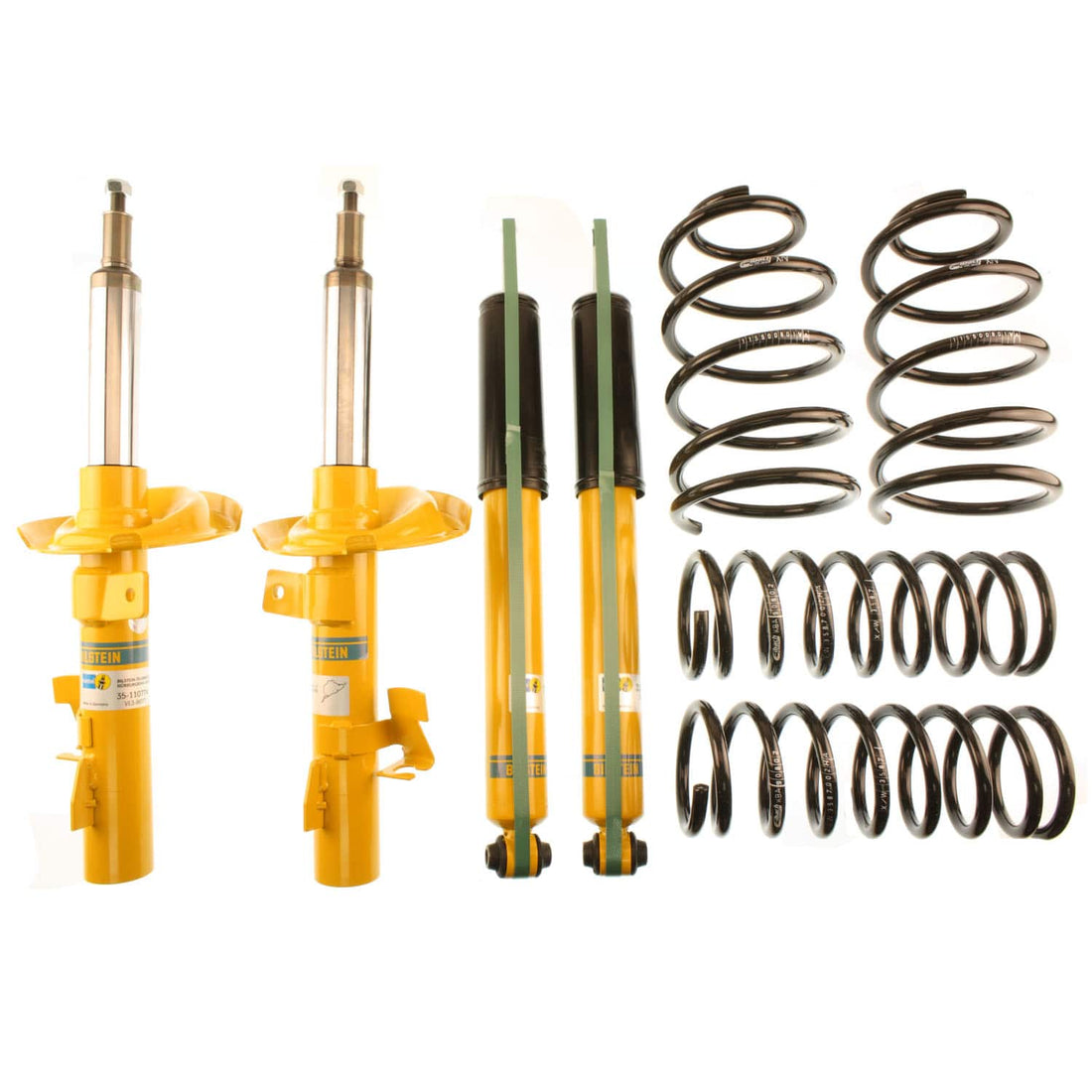 Bilstein Suspension Bilstein 46-190307 - Suspension Kit Mazda 3 2009-2004 Monotube Front Lowered Height 30mm, up to 955kg Axle Load Rear Lowered Height 30mm, up to 915kg Axle Load B12 (Pro-Kit) Bilstein