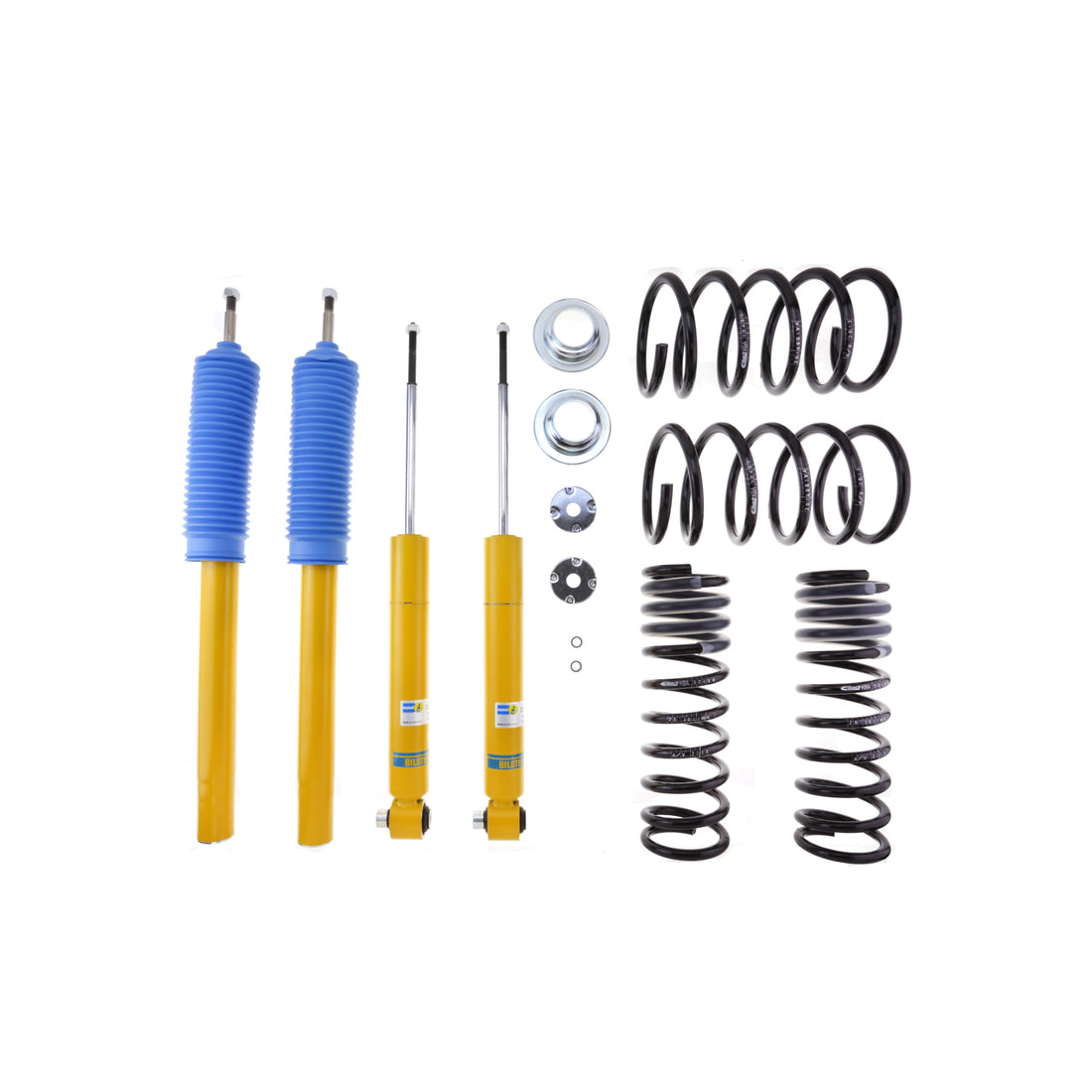 Bilstein 46-190901 - Suspension Kit BMW 525i 1995-1989 Monotube Front Lowered Height 25-35mm up to 970kg Axle Load Rear Lowered Height 20-30mm up to 1300kg Axle Load Without Self-Leveling Suspension Stem 70mm X 14mm. B12 (Pro-Kit) Bilstein 3