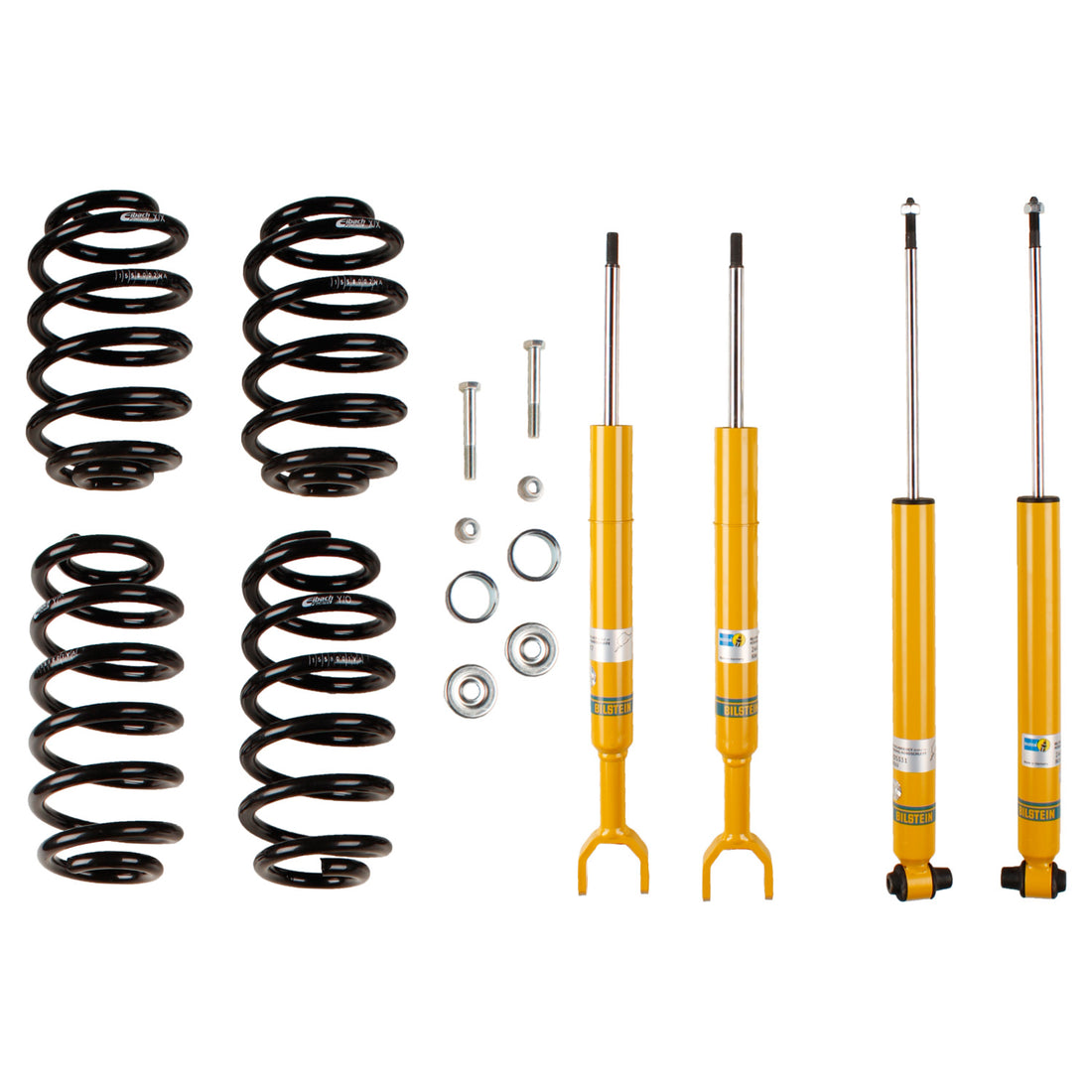 Bilstein 46-192219 - Suspension Kit Audi A6 1999-1998 Monotube Front Lowered Height 30mm up to 1230kg Axle Load Rear Lowered Height 30mm up to 1090kg Axle Load Without Self-Leveling Suspension Must reuse O.E. spring seat To Chassis # 4B-Y-200 000 B12 (... 1
