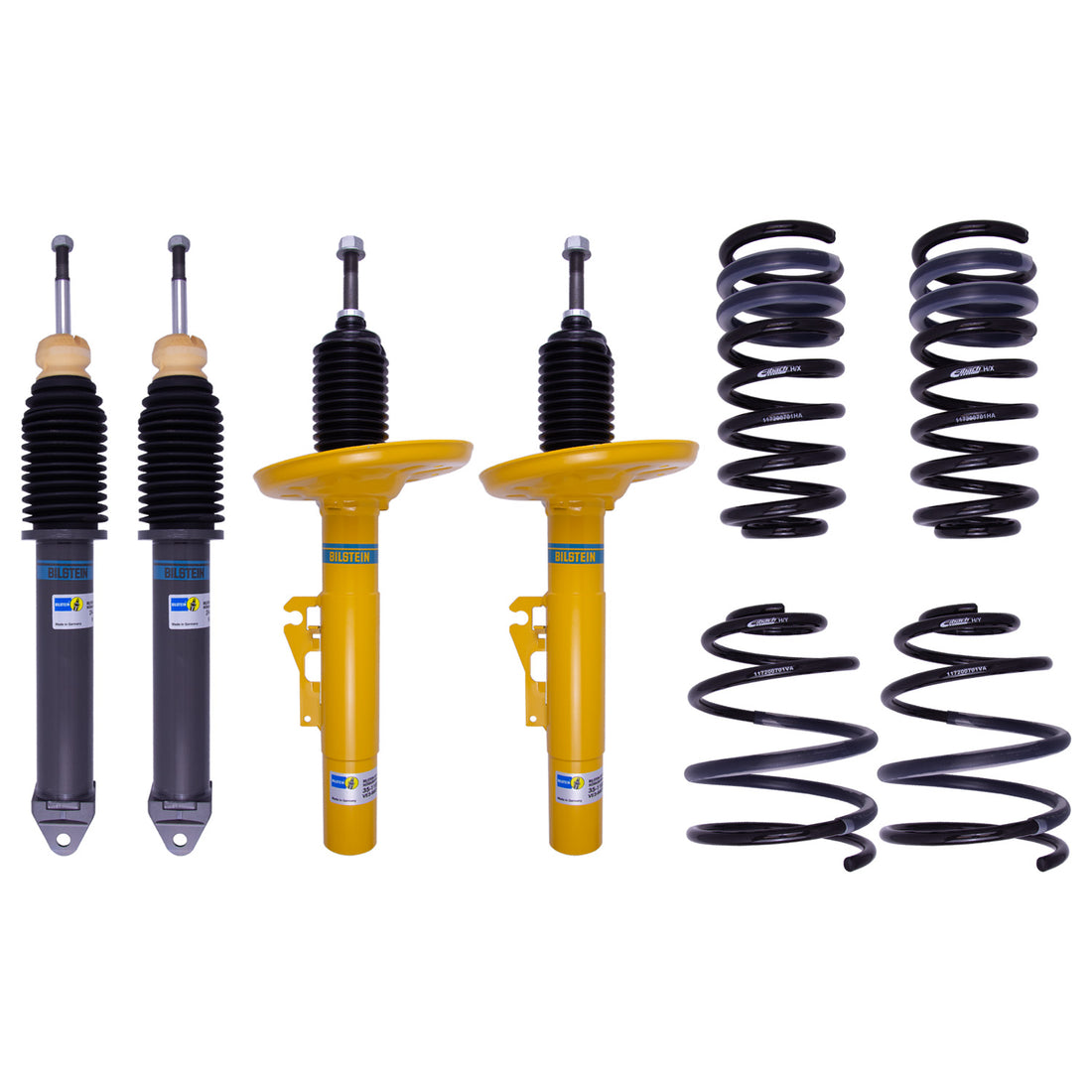 Bilstein 46-193742 - Suspension Kit Porsche 911 2012-2005 Monotube Front Lowered Height 30mm, up to 775kg Axle Load Rear Lowered Height 30mm, up to 1220kg Axle Load Without Electronic Suspension (PASM) B12 (Pro-Kit) Bilstein 1
