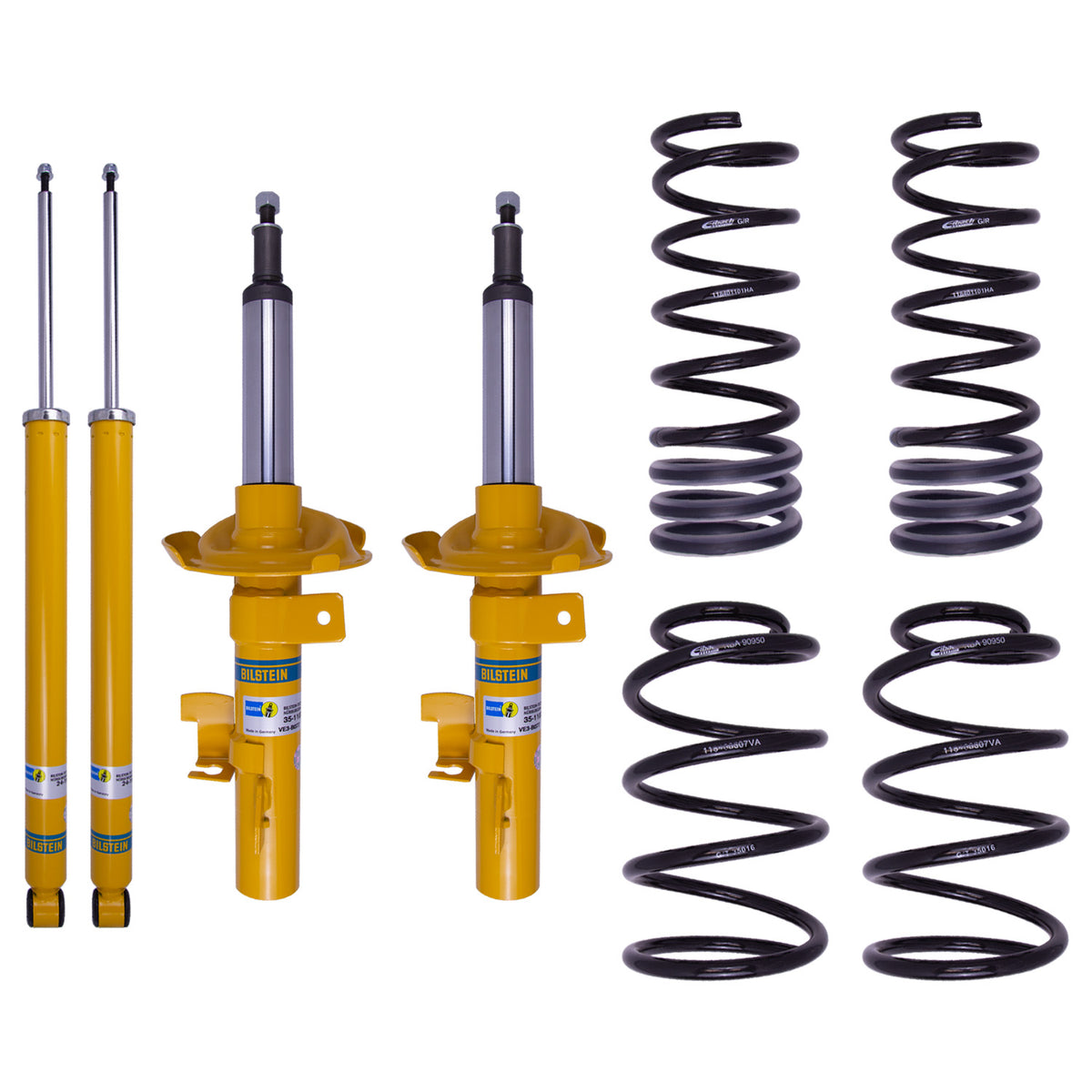 Bilstein 46-194350 - Suspension Kit Volvo C30 2013-2008 Monotube Front Lowered Height 30mm, up to 1140kg Axle Load Rear Lowered Height 30mm, up to 900kg Axle Load B12 (Pro-Kit) Bilstein 1