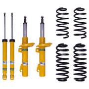 Bilstein 46-194541 - Suspension Kit Audi A3 2013-2006 Monotube Front Lowered Height 30mm, up to 1065kg Axle Load Rear Lowered Height 30mm, up to 1005kg Axle Load With 55mm Outside Strut Diameter B12 (Pro-Kit) Bilstein 1