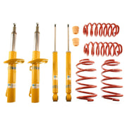 Bilstein Suspension Bilstein 46-194916 - Suspension Kit Volkswagen GTI 2009-2006, Rabbit 2009-2006 Monotube Front Lowered Height 20-25mm, up to 1130kg Axle Load Rear Lowered Height 20mm, up to 930kg Axle Load With 55mm Outside Strut Diameter B12 (Sportline) Bilstein