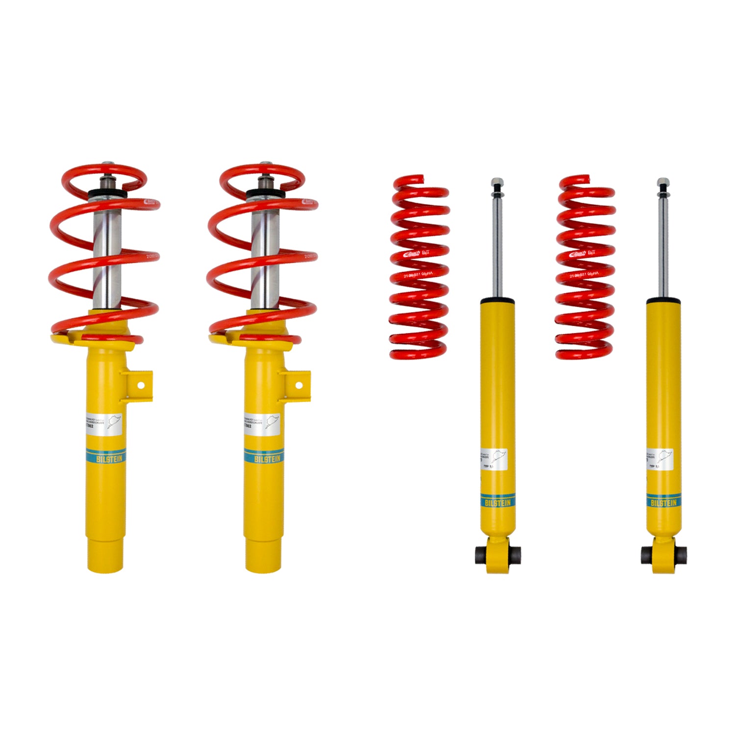 Bilstein 46-226617 - Suspension Kit BMW 320i 2018-2013 Monotube Front Lowered Height 25mm up to 950kg Axle Load Rear Lowered Height 20mm up to 1160kg Axle Load Without Electronic Suspension B12 (Sportline) Bilstein 1