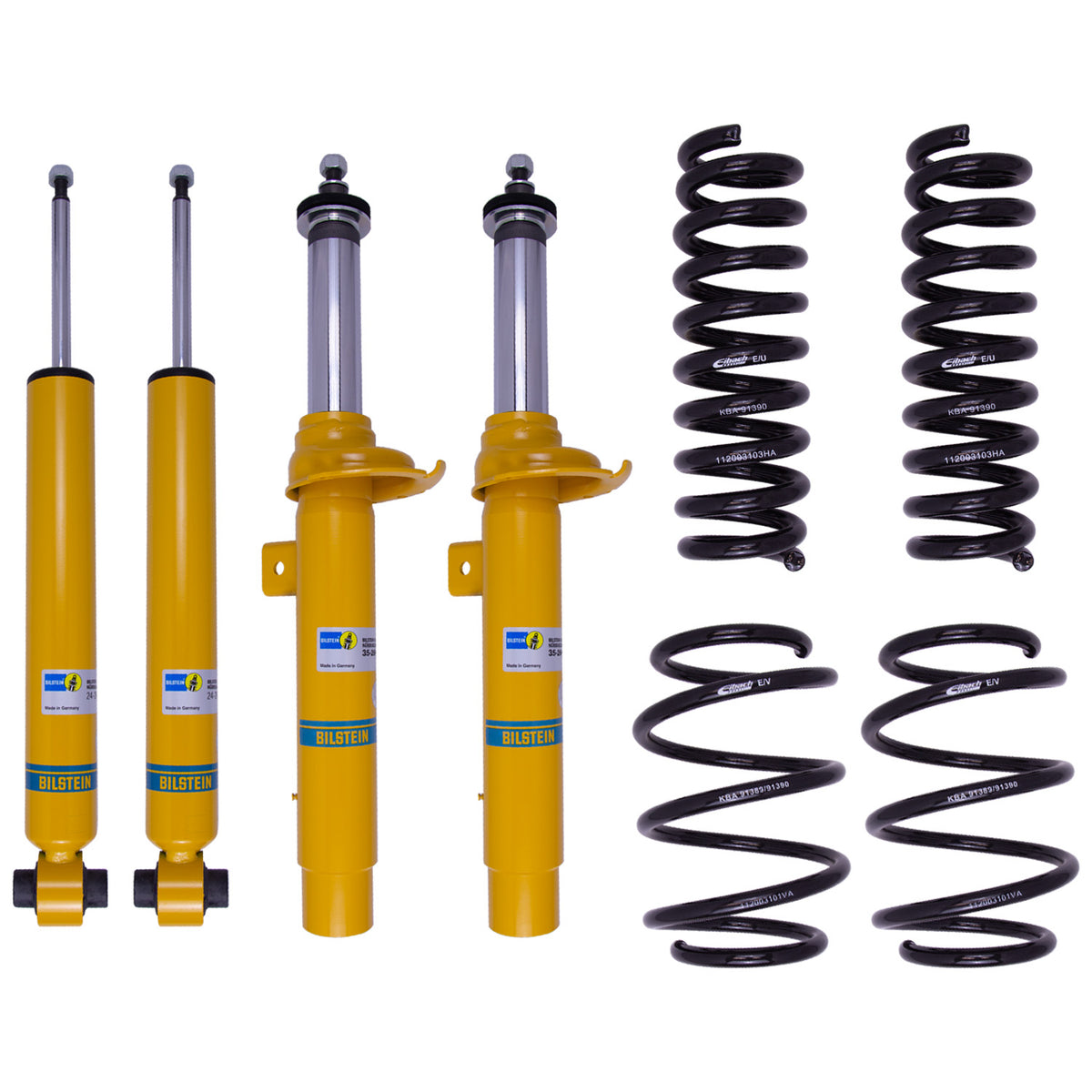 Bilstein 46-229793 - Suspension Kit BMW 428i Gran Coupe 2016-2015, 430i Gran Coupe 2020-2017 Monotube Front Lowered Height 25-30mm, up to 965kg Axle LoadRear Lowered Height 25mm, up to 1280kg Axle Load B12 (Pro-Kit) Bilstein 2