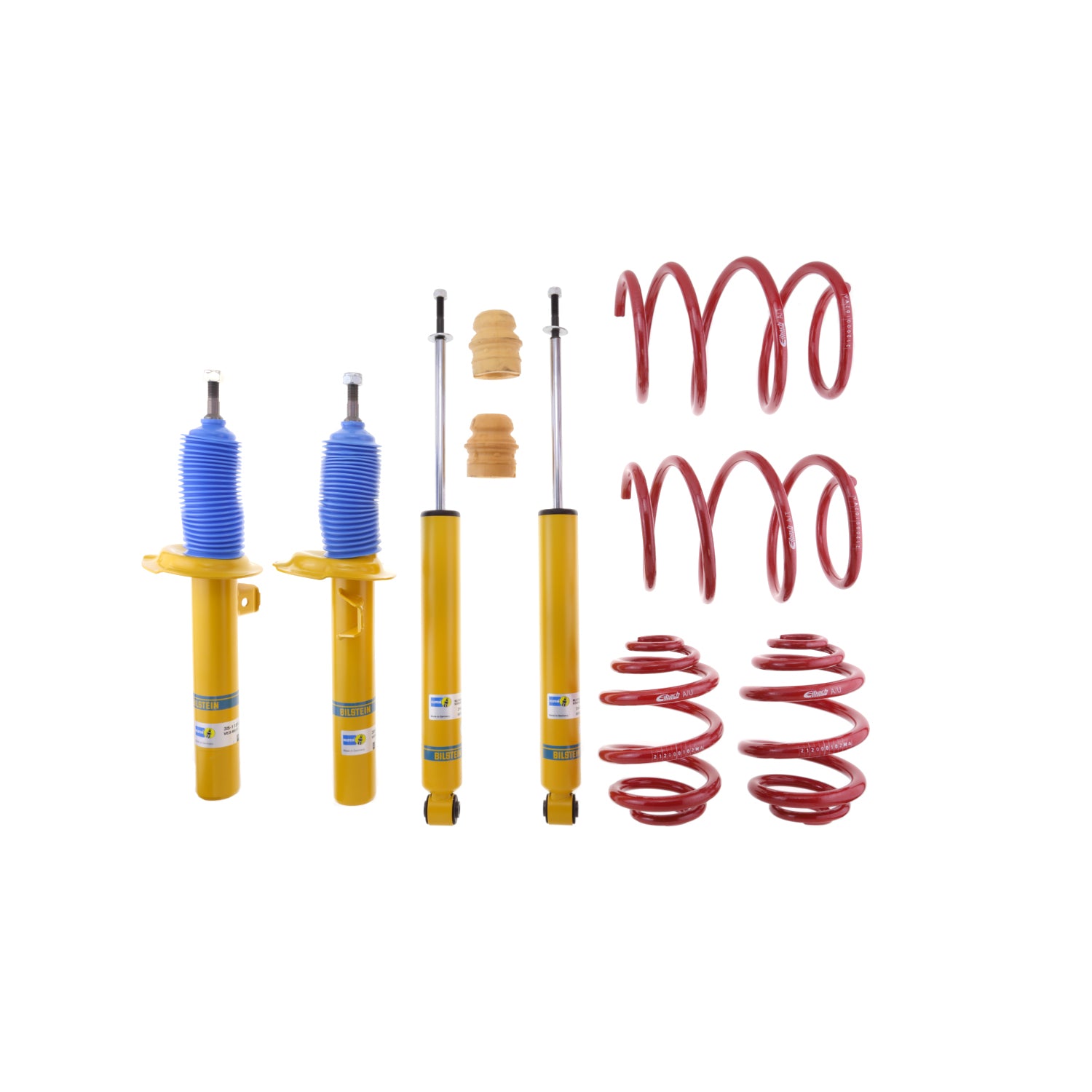 Bilstein 46-242778 - Suspension Kit BMW 323Ci 2000 Monotube Front Lowered Height 30-35mm up to 935kg Axle Load Rear Lowered Height 15mm up to 1190kg Axle Load Without Self-Leveling Suspension B12 (Sportline) Bilstein 2