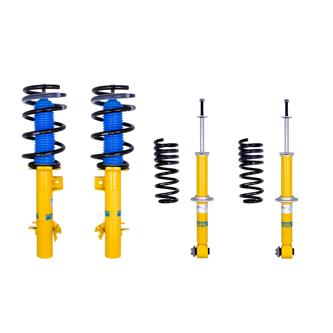 Bilstein 46-247216 - Suspension Kit Mini Cooper Countryman 2016-2011, Cooper Paceman 2016-2013 Monotube Front Lowered Height 30mm, up to 1040kg Axle Load Rear Lowered Height 20mm, up to 940kg Axle Load B12 (Pro-Kit) Bilstein 1