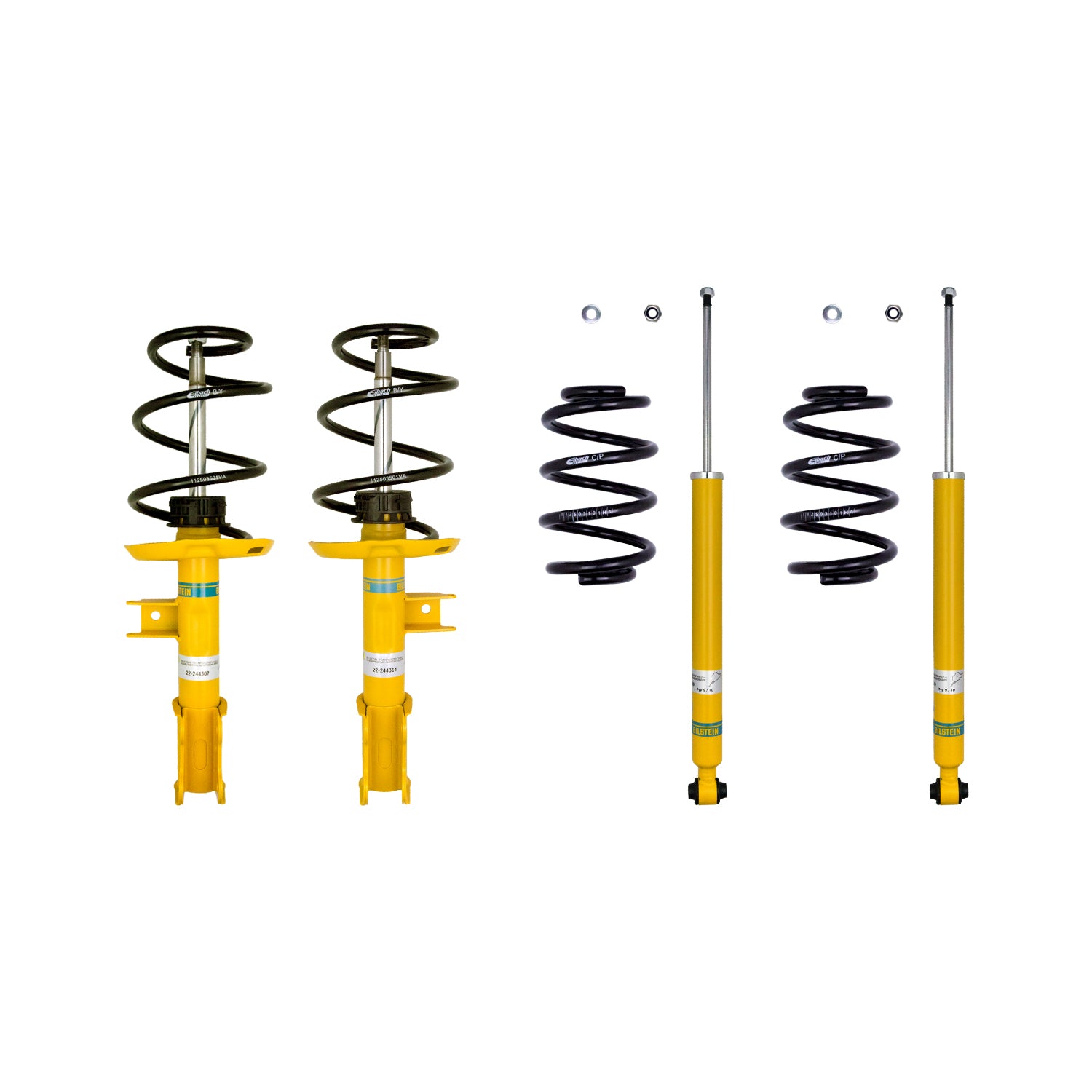 Bilstein 46-254610 - Suspension Kit Mercedes-Benz GLA250 2020-2015 Monotube/Twintube Front Lowered Height 30mm, up to 1055kg Axle Load Rear Lowered Height 30mm, up to 950kg Axle Load B12 (Pro-Kit) Bilstein 1