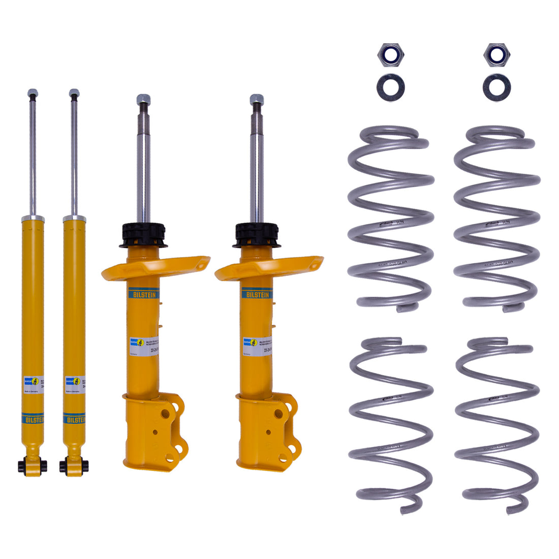 Bilstein 46-254627 - Suspension Kit Mercedes-Benz GLA250 2020-2015 Monotube/Twintube Front Lifted Height 30-40mm, up to 1125kg Axle Load Rear Lifted Height 25mm, up to 950kg Axle Load B12 (Pro-Lift Kit) Bilstein 16