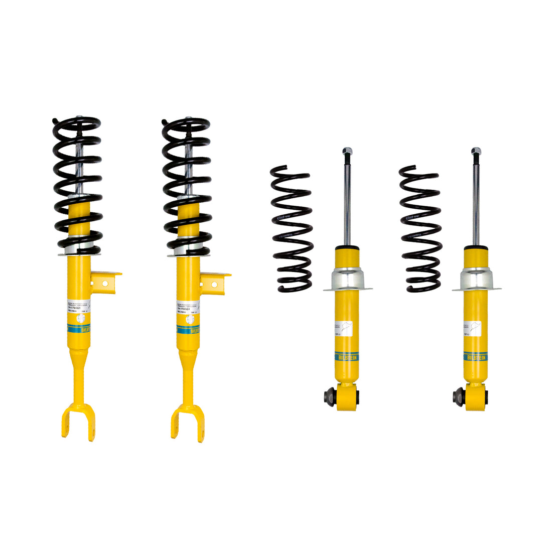 Bilstein 46-257703 - Suspension Kit BMW 640i 2018-2012, 650i 2018-2012 Monotube Front Lowered Height 25mm, up to 1140kg Axle Load Rear Lowered Height 20mm, up to 1350kg Axle Load Without Electronic Suspension B12 (Pro-Kit) Bilstein 1
