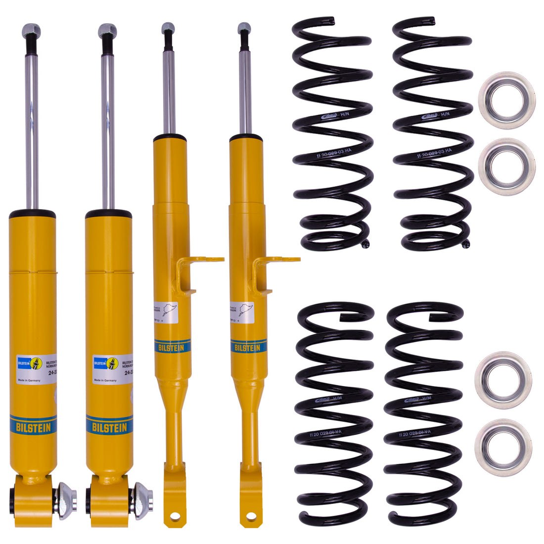 Bilstein 46-257741 - Suspension Kit BMW 640i 2018-2012 Monotube Front Lowered Height 25mm, up to 1140kg Axle Load Rear Lowered Height 20mm, up to 1330kg Axle Load Without Electronic Suspension B12 (Pro-Kit) Bilstein 1