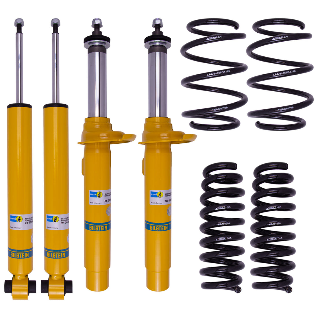 Bilstein 46-258199 - Suspension Kit B12 (Pro-Kit) Monotube Front and Rear 2014-2020 BMW 440i/435i