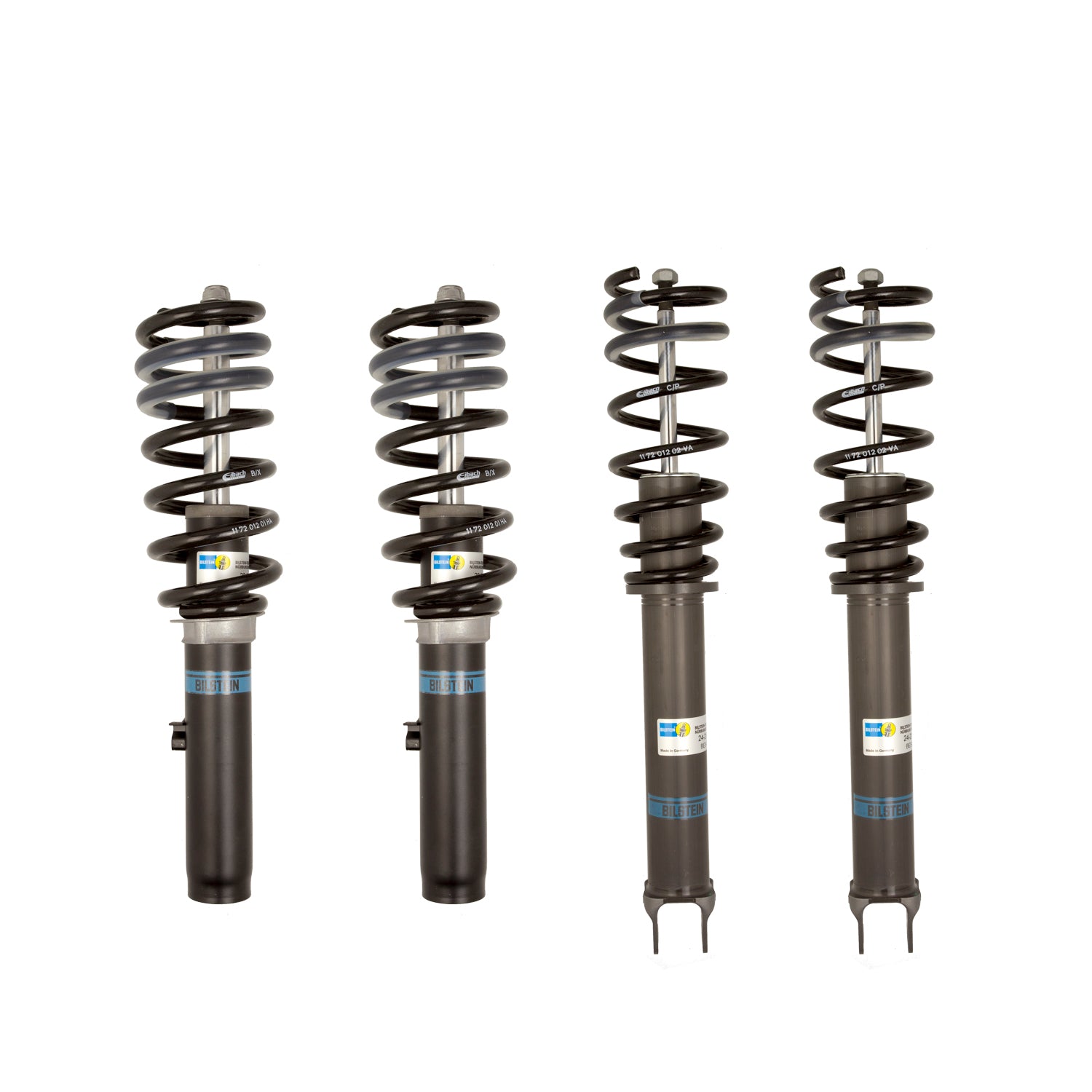 Bilstein 46-258892 - Suspension Kit Porsche 911 2016-2013 Monotube/Twintube Front Lowered Height 20-25mm, up to 800kg Axle Load Rear Lowered Height 15mm, up to 1215kg Axle Load Without Electronic Suspension (PASM) B12 (Pro-Kit) Bilstein 1
