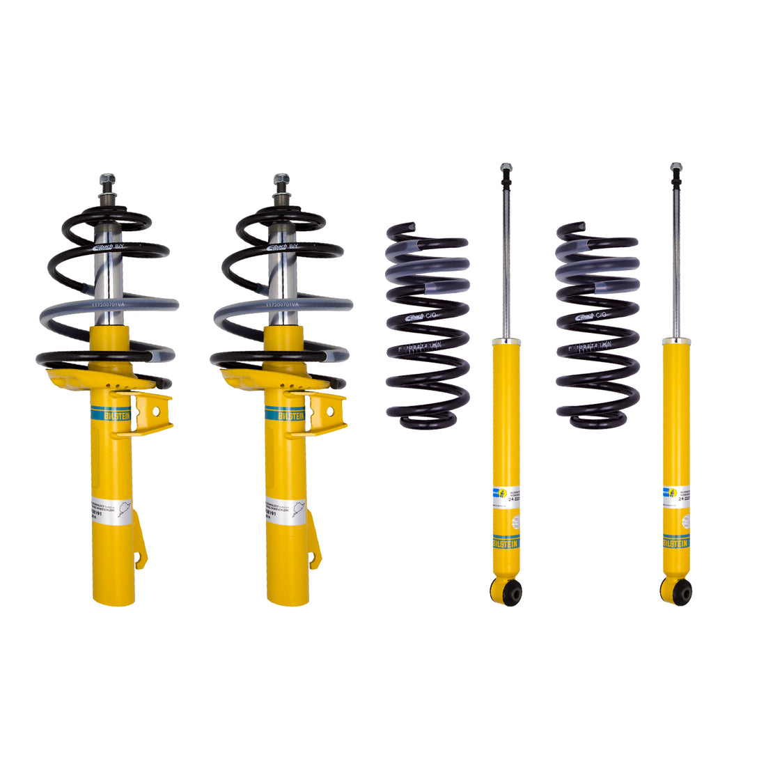 Bilstein 46-259462 - Suspension Kit Volkswagen Beetle 2012 Monotube Front Lowered Height 30mm, up to 1080kg Axle Load Rear Lowered Height 30mm, up to 820kg Axle Load B12 (Pro-Kit) Bilstein 1