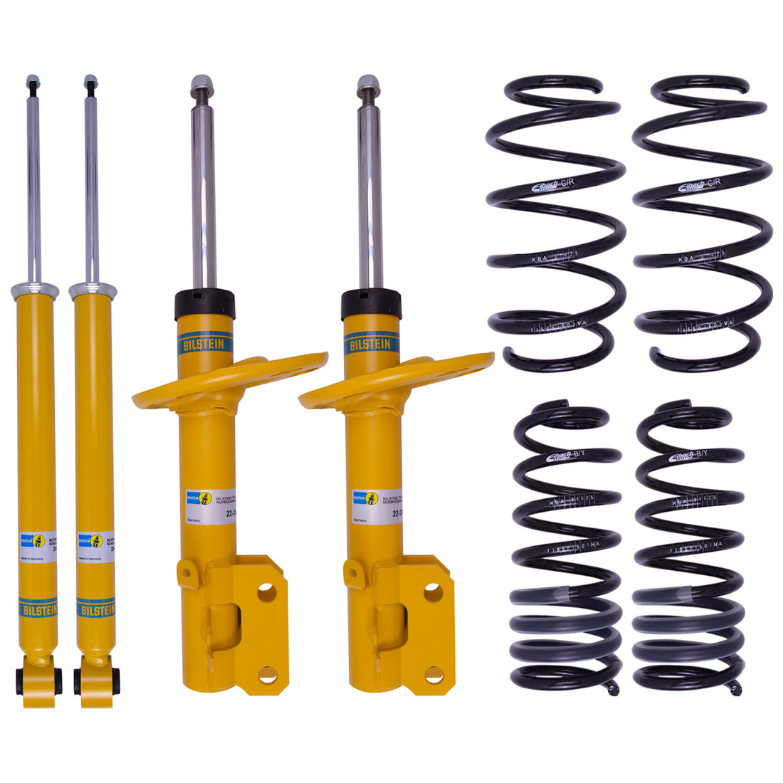 Bilstein 46-262684 - Suspension Kit Mazda 6 2014 Monotube/Twintube Front Lowered Height 30mm, up to 1160kg Axle Load Rear Lowered Height 25mm, up to 1075kg Axle Load B12 (Pro-Kit) Bilstein 9