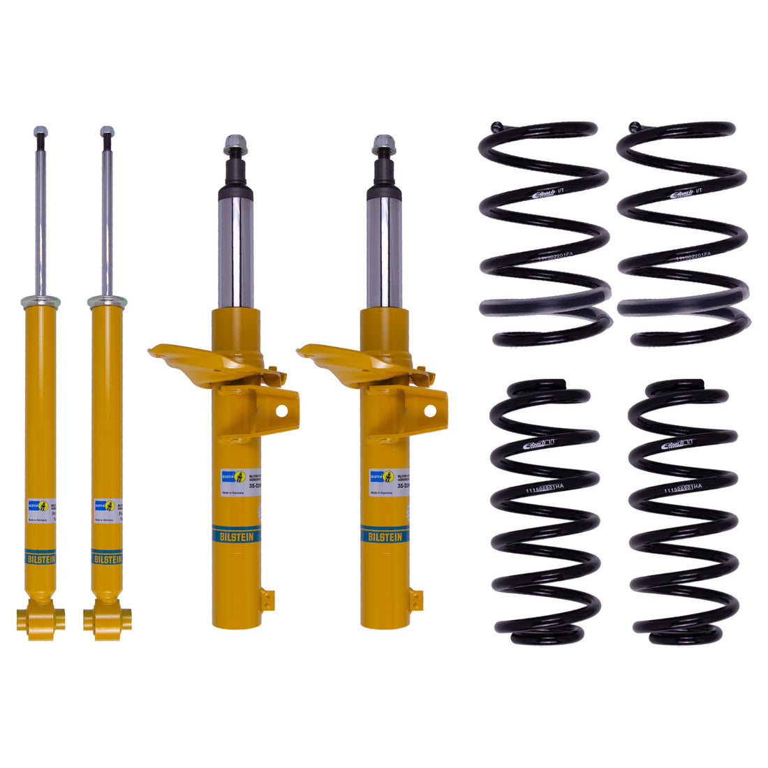 Bilstein 46-275738 - Suspension Kit B12 (Pro-Kit) Monotube Front and Rear 2016-2021 Audi TT Quattro
