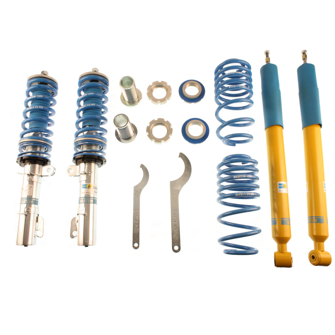 Bilstein 47-080478 - Suspension Kit Audi TT 2006-2000 Monotube Front Lowered Height 30-50mm, up to 1040kg Axle Load Rear Lowered Height 30-50mm, up to 825kg Axle Load B14 (PSS) Bilstein 5