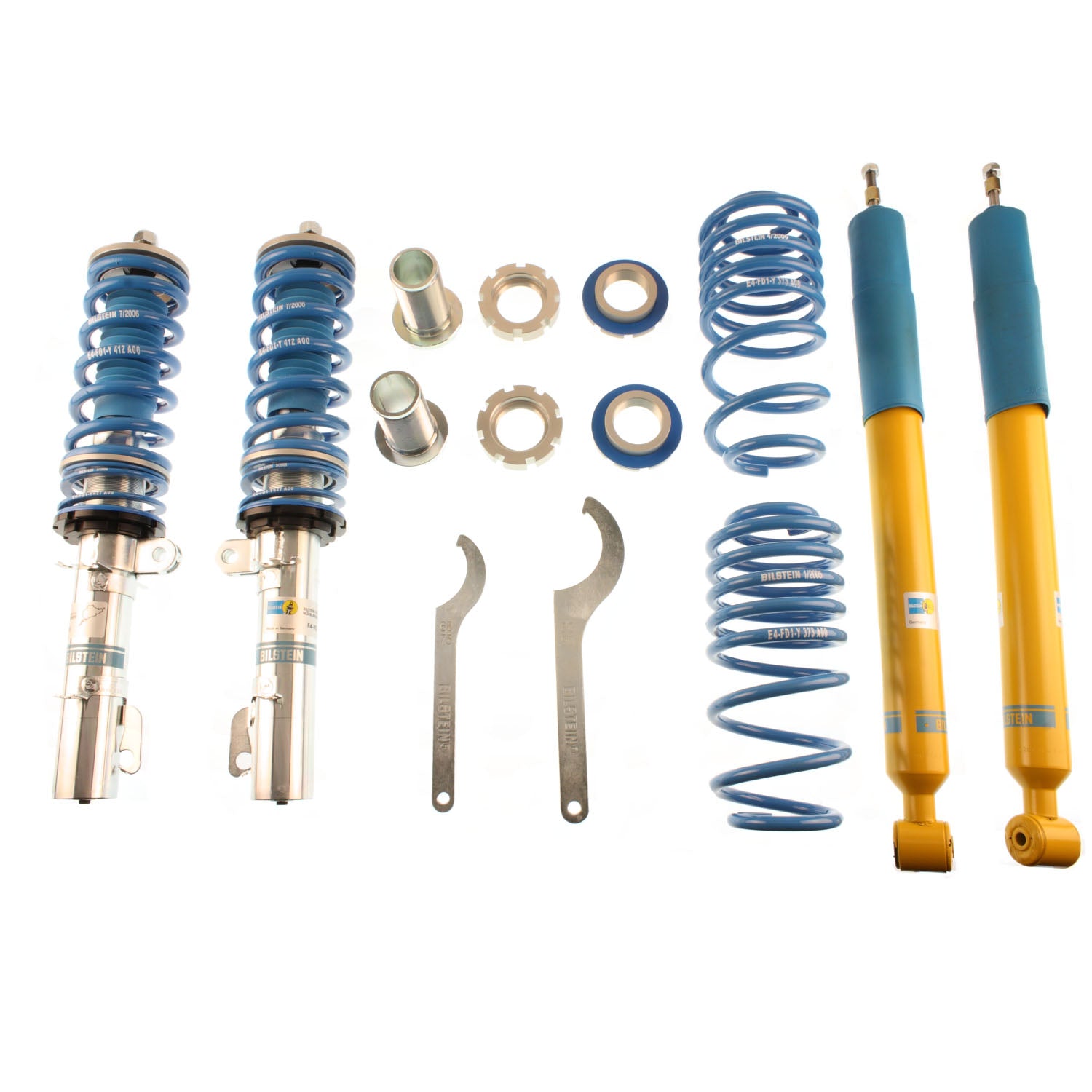 Bilstein 47-080478 - Suspension Kit Audi TT 2006-2000 Monotube Front Lowered Height 30-50mm, up to 1040kg Axle Load Rear Lowered Height 30-50mm, up to 825kg Axle Load B14 (PSS) Bilstein 5