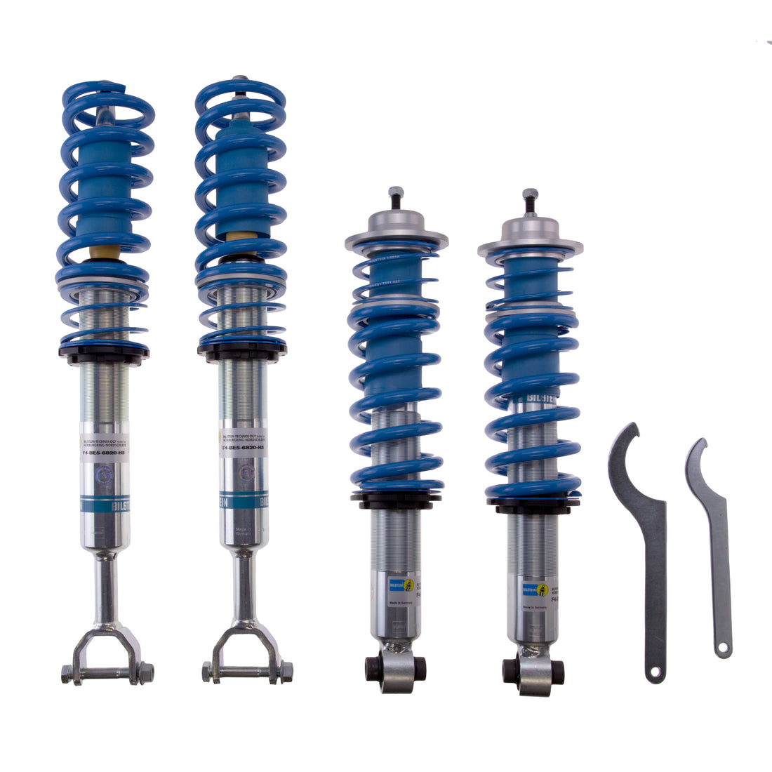 Bilstein 47-086937 - Suspension Kit Audi A6 Quattro 2004-1998, RS6 2003, S6 2003-2002, Volkswagen Passat 2005-2000 Monotube Front Lowered Height 25-45mm, up to 1260kg Axle Load Rear Lowered Height 20-40mm, up to 1200kg Axle Load B14 (PSS) Bilstein 1
