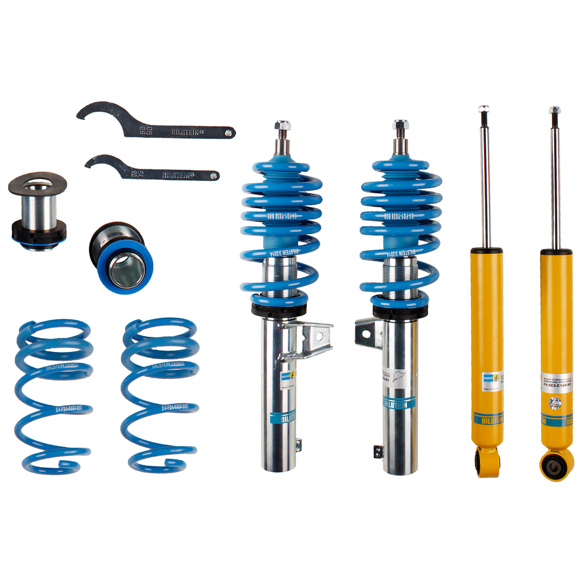 Bilstein 47-138896 - Suspension Kit B14 (PSS) Monotube Front and Rear 2008-2015 Audi TT Quattro/TT