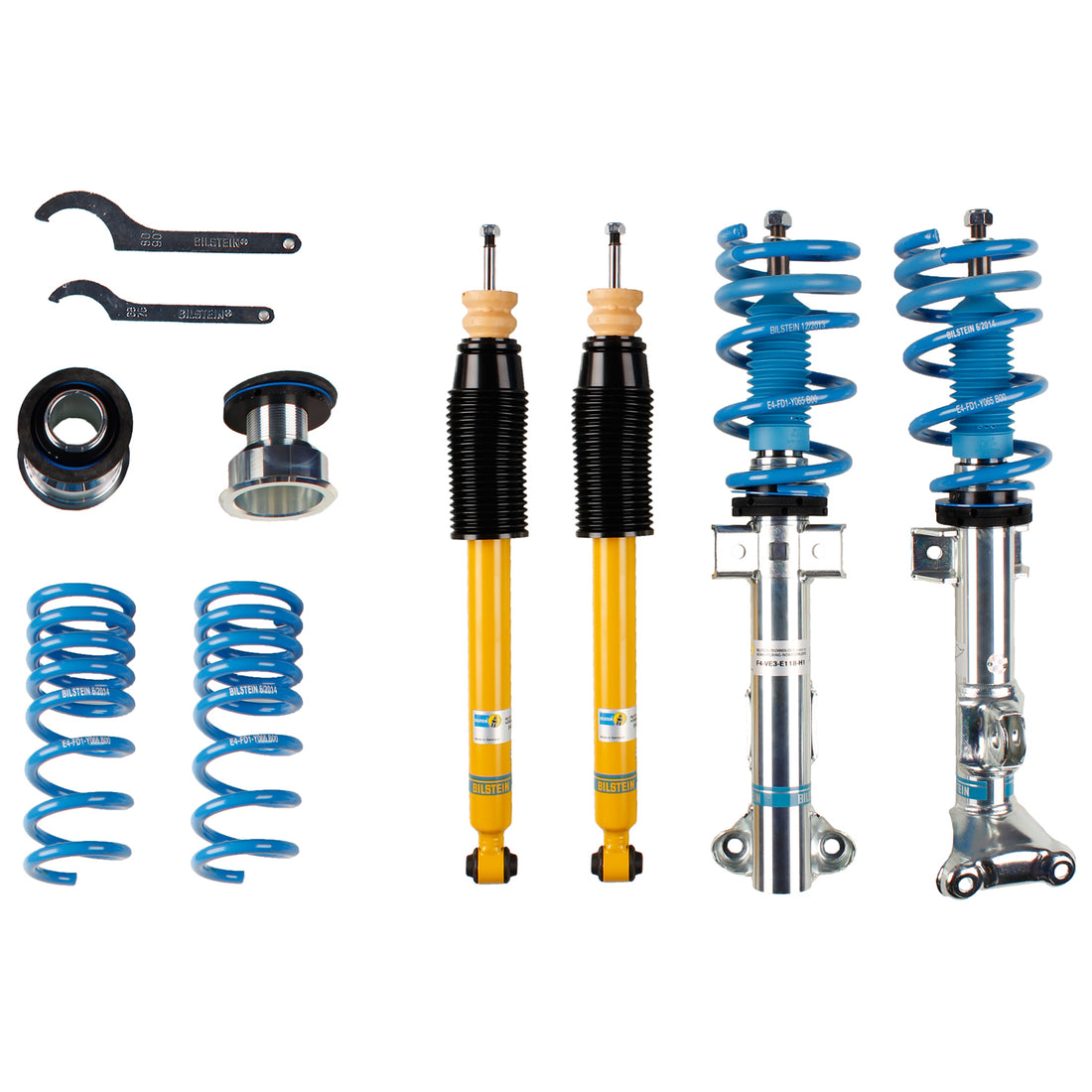 Bilstein 47-141179 - Suspension Kit Mercedes-Benz C250 Monotube Front Lowered Height 10-30mm up to 1110kg Axle Load Rear Lowered Height 10-30mm up to 1225kg Axle Load Without Electronic Suspension B14 (PSS) Bilstein 1