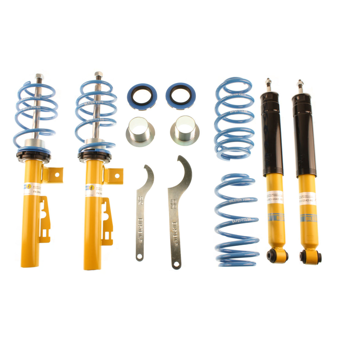 Bilstein 47-165403 - Suspension Kit Smart Fortwo 2016-2008 Monotube Front Lowered Height 10-20mm, up to 440kg Axle Load Rear Lowered Height 10-30mm, up to 660kg Axle Load B14 (PSS) Bilstein 1