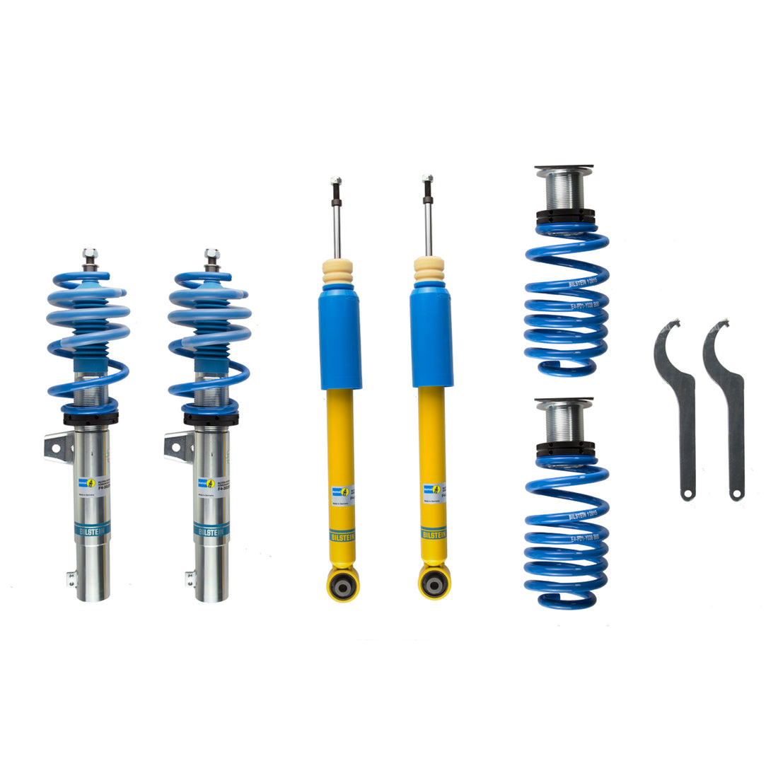 Bilstein 47-229945 - Suspension Kit Volkswagen Golf 2015, Golf SportWagen 2015 Monotube Front Lowered Height 30-50mm Rear Lowered Height 30-50mm Without Electronic Suspension With Solid Rear Axle With 50mm Outside Strut Diameter B14 (PSS) Bilstein 1