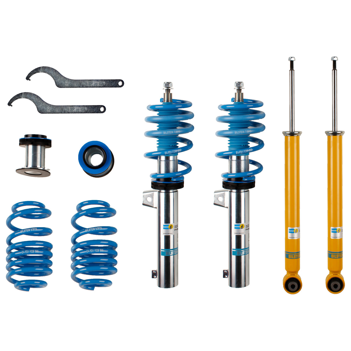 Bilstein 47-252349 - Suspension Kit Audi TT Quattro 2021-2016 Monotube Front Lowered Height 15-40mm up to 1040kg Axle Load Rear Lowered Height 15-35mm up to 870kg Axle Load Without Electronic Suspension B14 (PSS) Bilstein 3