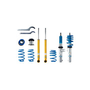 Bilstein 47-254954 - Suspension Kit Volkswagen Golf 2021-2015 Golf SportWagen 2019-2015 Monotube Front Lowered Height 30-50mm up to 1160kg Axle Load With Independent Rear Suspension B14 (PSS) Bilstein 1