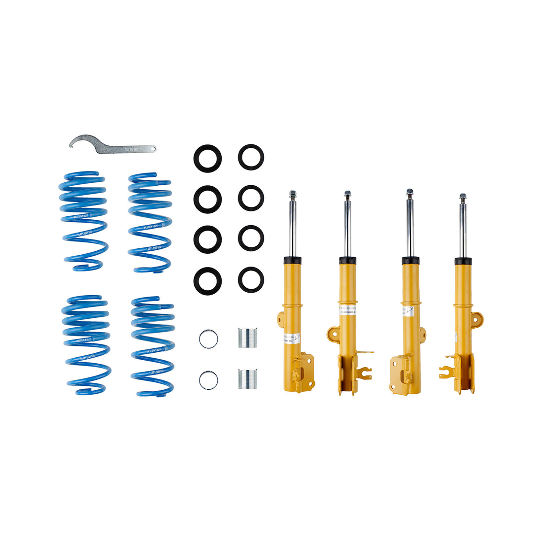 Bilstein 47-265417 - Suspension Kit Fiat 500X 2023-2016 Twintube Front Lowered Height 20-40mm, up to 1150kg Axle Load Rear Lowered Height 20-40mm, up to 1000kg Axle Load B14 (PSS) Bilstein 1
