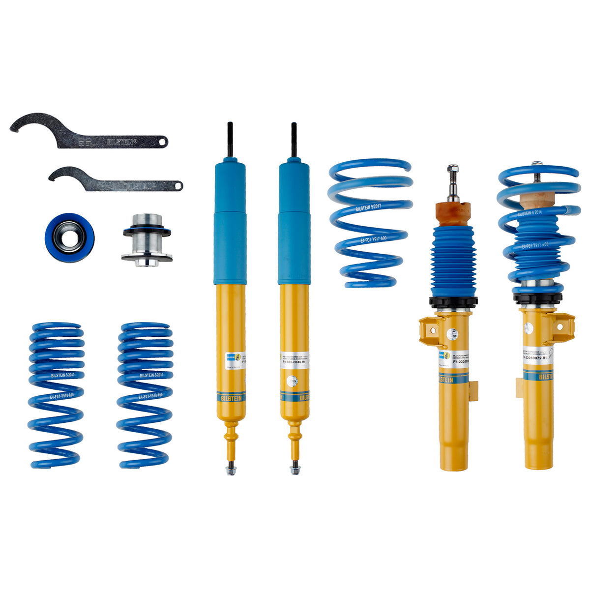 Bilstein 47-269064 - Suspension Kit BMW 128i 2013-2008 Monotube/Twintube Front Lowered Height 30-50mm up to 1020kg Axle Load Rear Lowered Height 30-50mm up to 1200kg Axle Load B14 (PSS) Bilstein 1