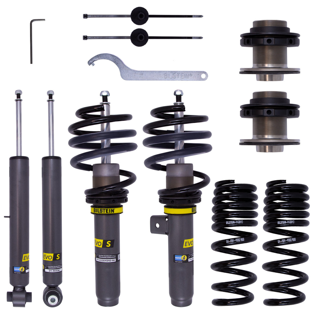 Bilstein 47-304932 - Suspension Kit BMW 330i xDrive 19-25 430i xDrive 2025-2021 M340i xDrive 2022-2020 Monotube/Twintube Front Lowered Height 35-60mm EVO S Bilstein 3
