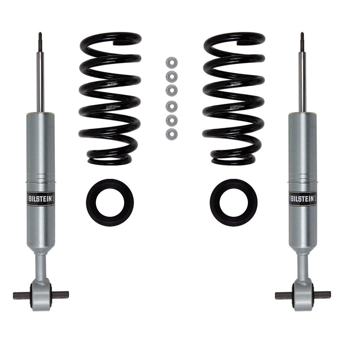 Bilstein 47-309524 - Suspension Kit Chevrolet Silverado 1500 19-25, GMC Sierra 1500 19-25 Monotube Trail Boss / AT4 Front Lift Height 0-1.2 Inch B8 6112 Bilstein 3