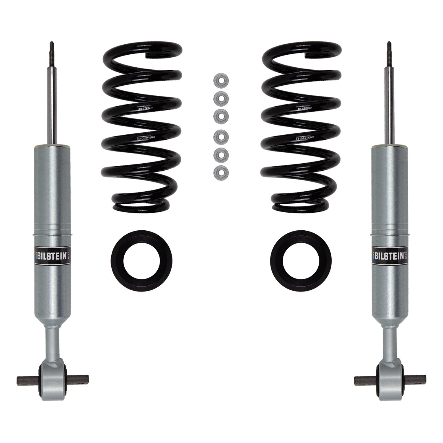 Bilstein 47-309524 - Suspension Kit Chevrolet Silverado 1500 19-25, GMC Sierra 1500 19-25 Monotube Trail Boss / AT4 Front Lift Height 0-1.2 Inch B8 6112 Bilstein 3