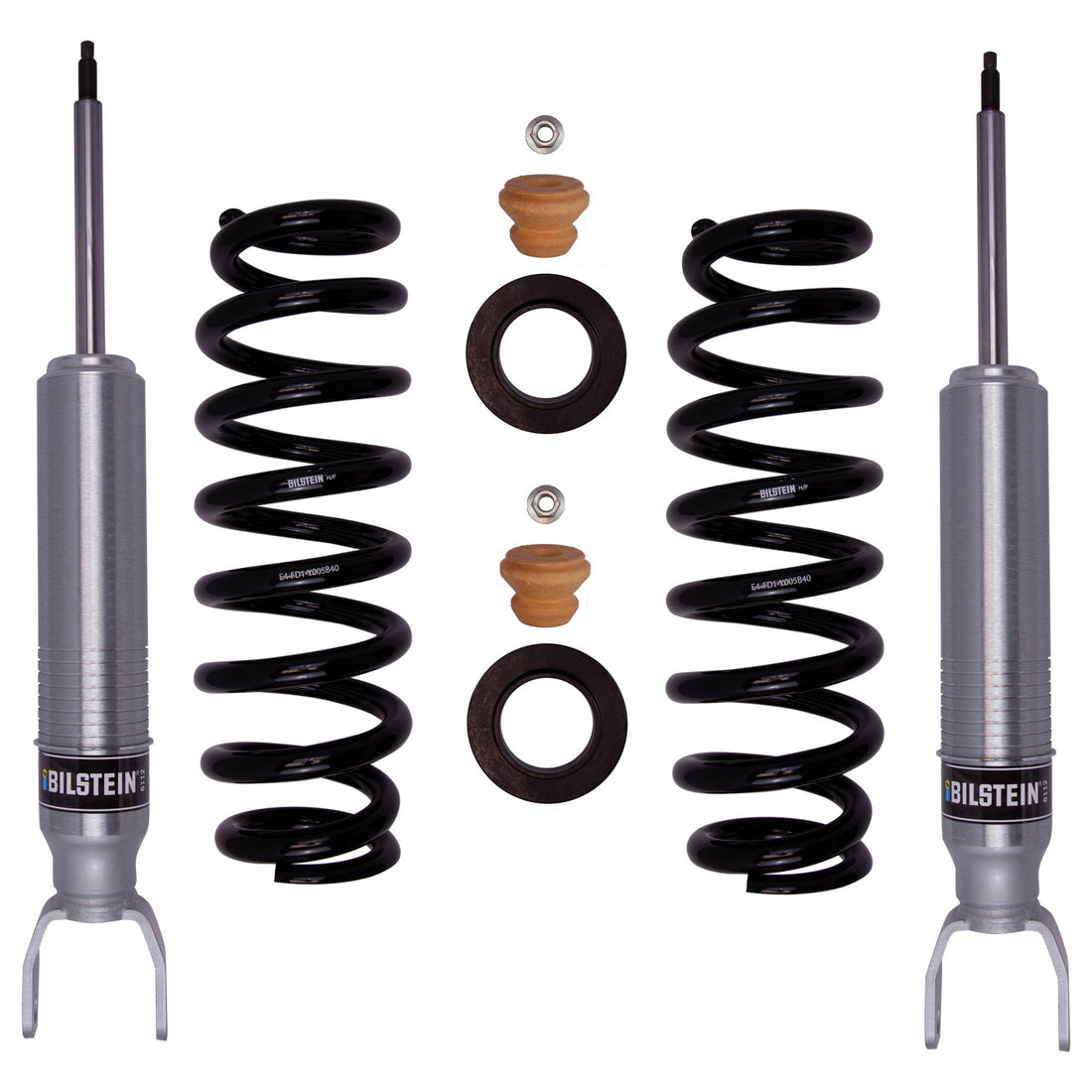 Bilstein 47-311015 - Suspension Kit Dodge Ram 1500 2010-2009, Ram 1500 2018-2011, 1500 Classic 2024-2019 Monotube 4WD Only Front Lift Height 0-2.8 Inch Without Air Suspension B8 6112 Bilstein 1