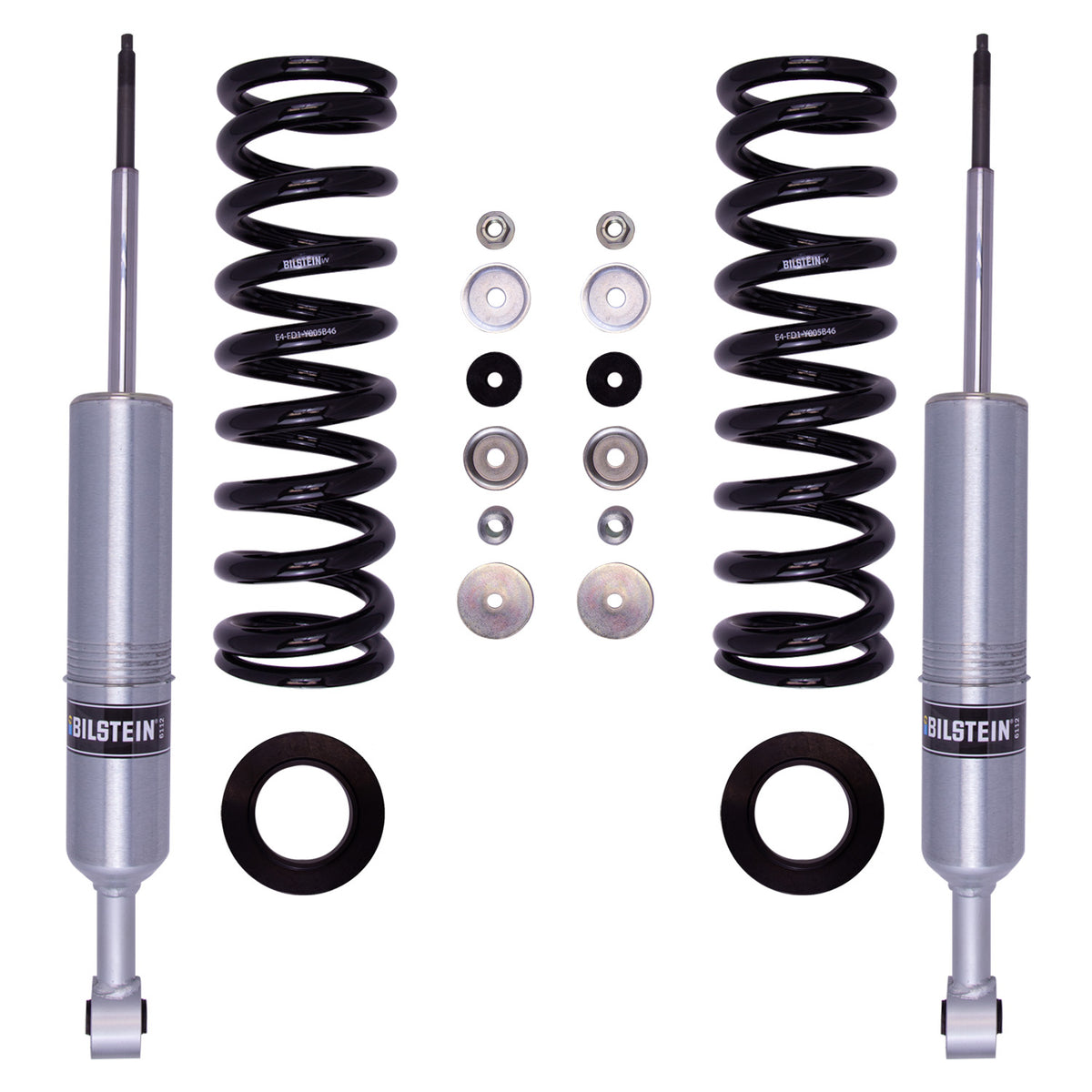 Bilstein 47-311190 - Suspension Kit Lexus GX470 2009-2003, Toyota FJ Cruiser 2009-2007 Monotube Front Lift Height 1.7 Inch-3.2 Inch For 150-200 lbs additional front weight B8 6112 Bilstein 6
