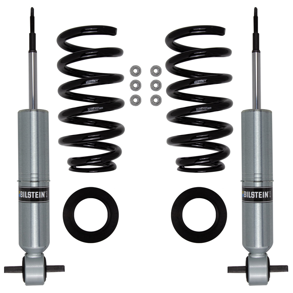 Bilstein 47-325753 - Suspension Kit Chevrolet Silverado 1500 2018-2014, Silverado 1500 LD 2019, GMC Sierra 1500 2018-2014, Sierra 1500 Limited 2019 Monotube Provides 1.85-2.75 Inch Front Lift B8 6112 Bilstein 1