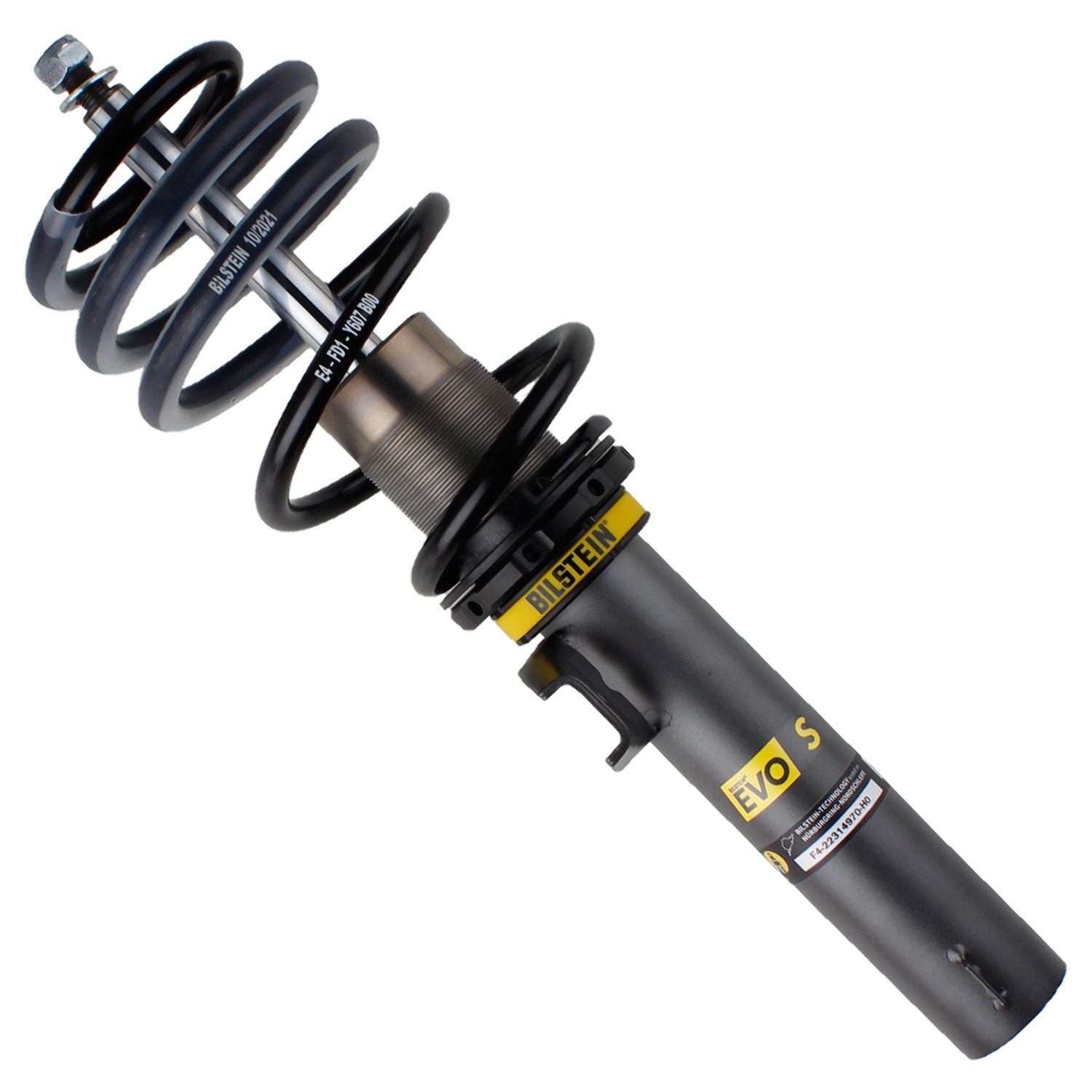 Bilstein 47-327030 - Suspension Kit Volkswagen e-Golf 2019-2015 Monotube/Twintube Front Lowered Height 20-35mm, up to 1090kg Axle Load Rear Lowered Height 10-30mm, up to 980kg Axle Load EVO S Bilstein 5