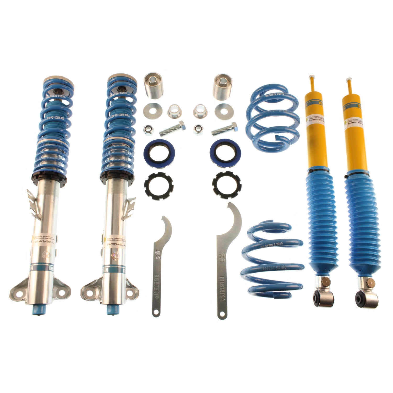 Bilstein 48-080347 - Suspension Kit BMW 318i 1998-1992 Monotube Front Lowered Height 35-55mm up to 930kg Axle Load Rear Lowered Height 20-40mm up to 1130kg Axle Load Wheel spacers may be required for some wheel/tire combinations B16 (PSS9) Bilstein 1