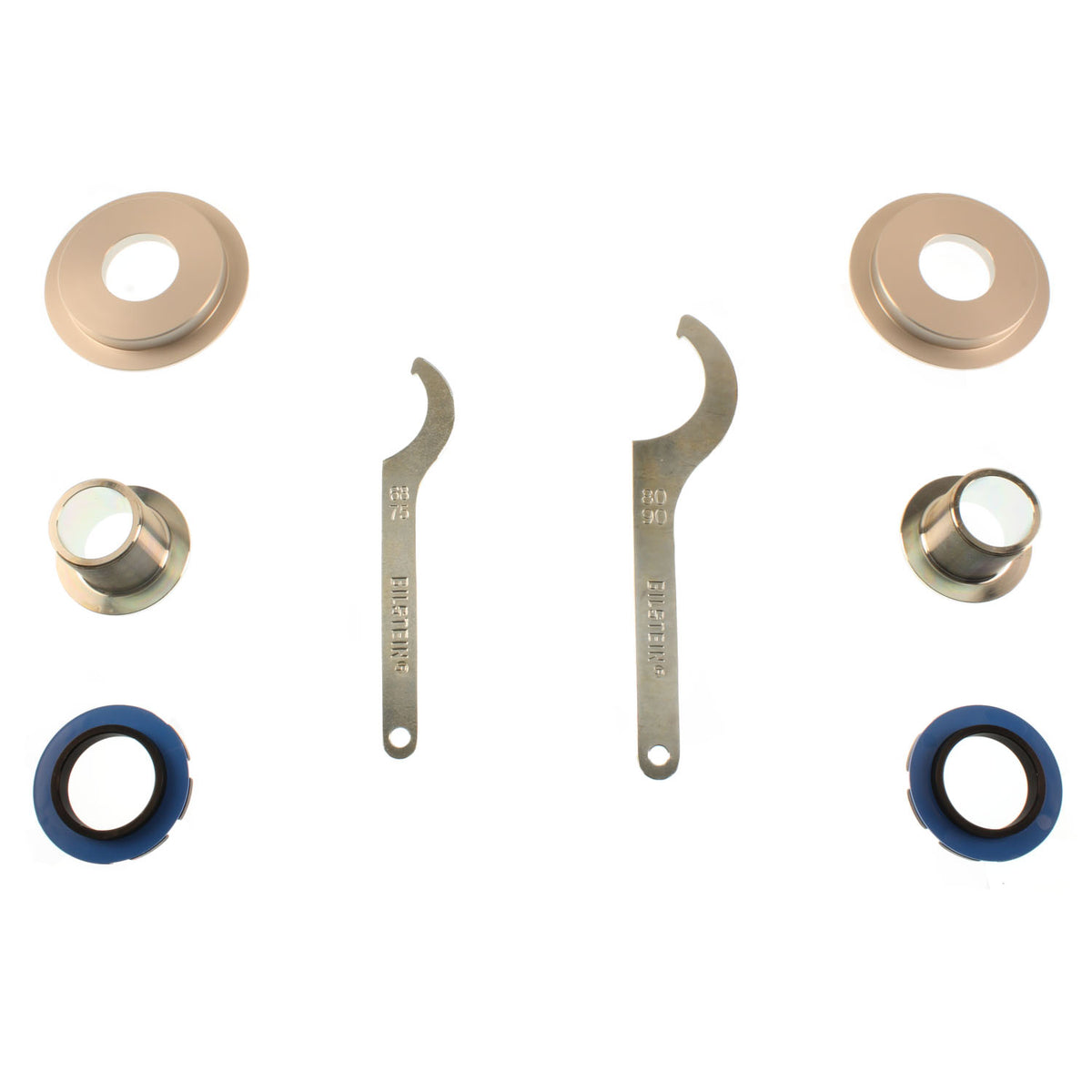 Bilstein 48-080422 - Suspension Kit Audi TT Quattro 2006-2000, Volkswagen R32 2004 Monotube Front Lowered Height 30-50mm, up to 1110kg Axle Load Rear Lowered Height 30-50mm, up to 1080kg Axle Load B16 (PSS9) Bilstein 1