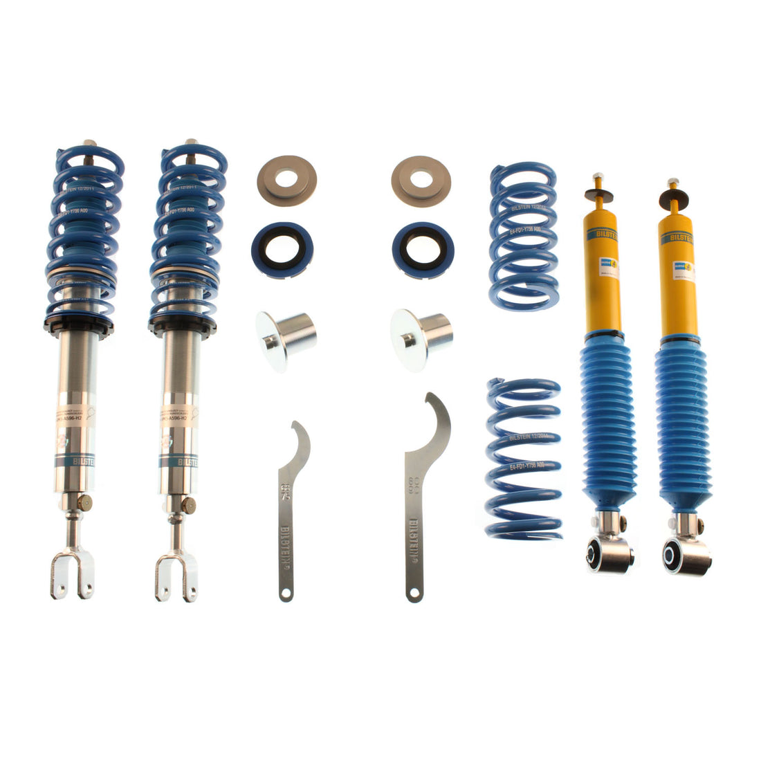 Bilstein 48-105958 - Suspension Kit Audi RS4 2008-2007 Monotube Front Lowered Height 10-30mm up to 1250kg Axle Load Rear Lowered Height 10-30mm up to 1170kg Axle Load Dynamic Ride Control (DRC) must be removed B16 (PSS9) Bilstein 1