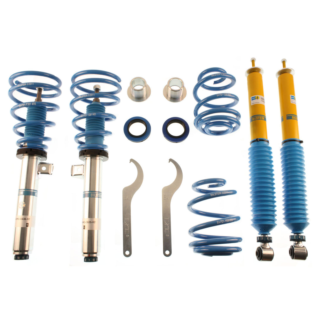 Bilstein 48-126380 - Suspension Kit BMW 323Ci 2000 Monotube Front Lowered Height 35-50mm up to 1030kg Axle Load Rear Lowered Height 25-40mm up to 1190 kg Axle Load B16 (PSS10) Bilstein 1