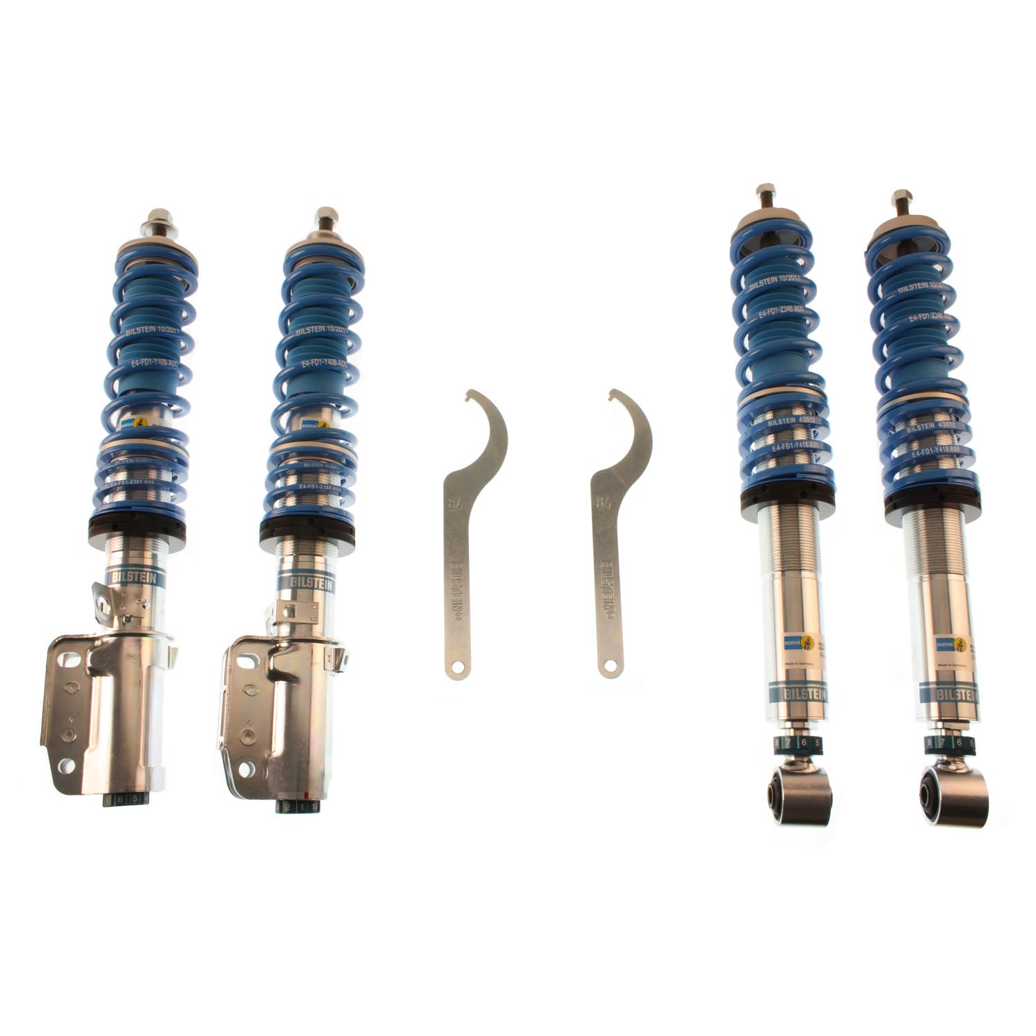 Bilstein 48-132633 - Suspension Kit Porsche 911 1994-1991 Monotube Front Lowered Height 20-40mm, up to 780kg Axle Load, Rear Lowered Height 20-40mm, up to 1150kg Axle Load, From Chassis/VIN MS4 01468, MS4 10519 B16 (PSS10) Bilstein 1